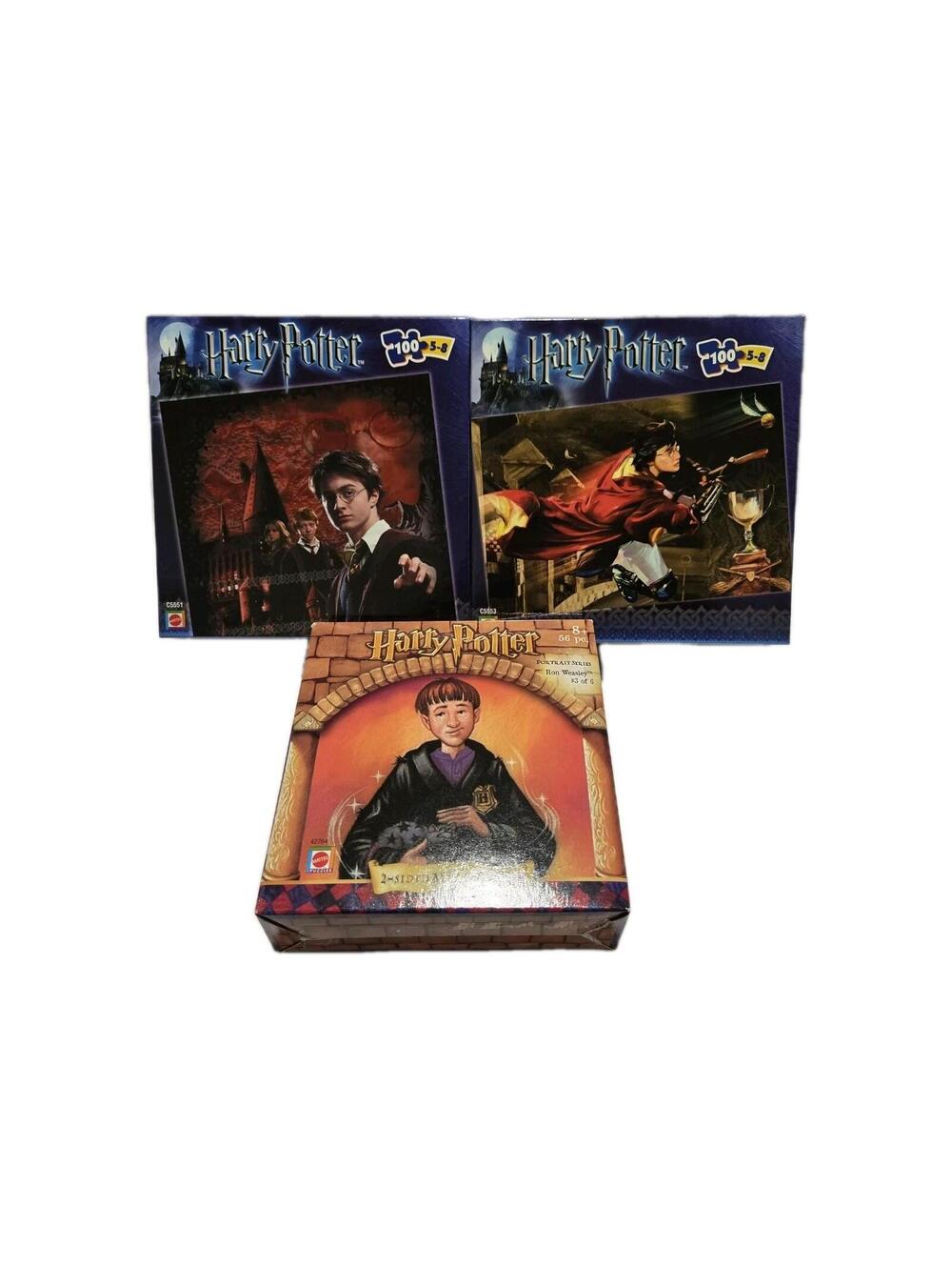 Lot of 3 Rare Harry Potter Puzzles New